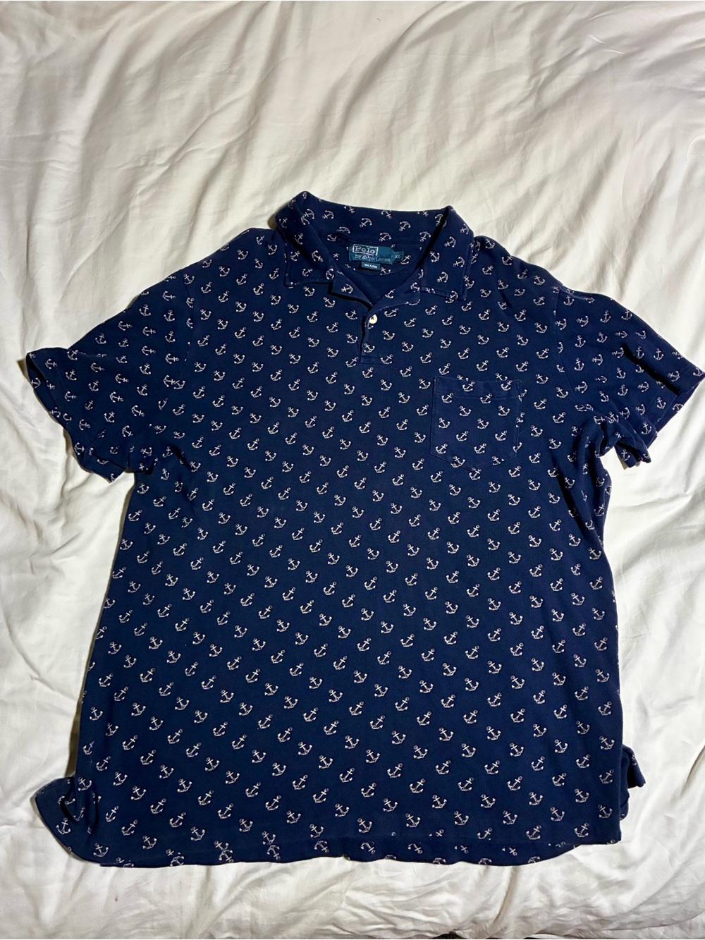 Polo by Ralph Lauren Navy Anchor Polo